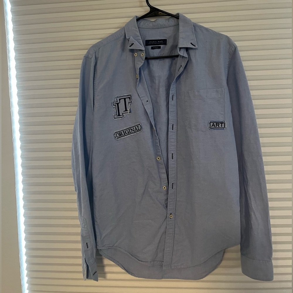 Zara M (Medium) Men’s Button Down Shirt